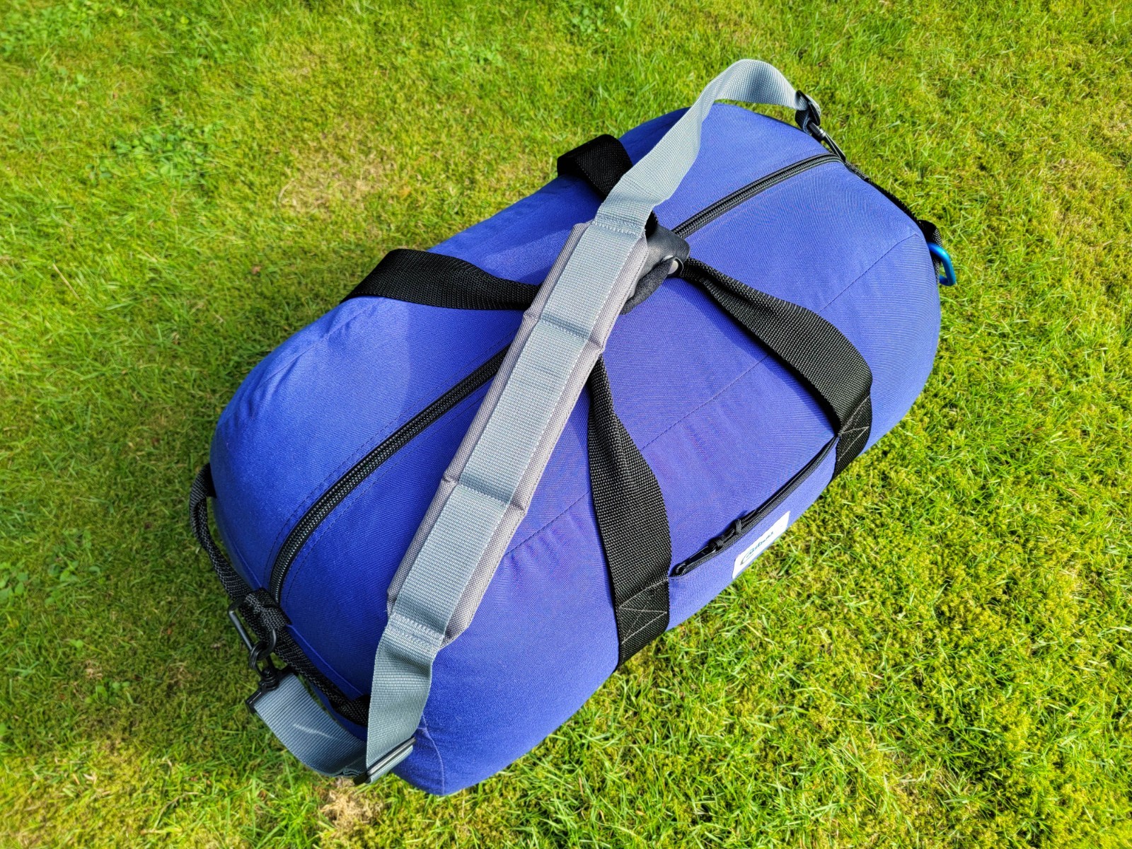 CARIBOU MOUNTAINEERING (USA) Vintage Purple Cordura 28″ Duffle Camping Gear Bag
