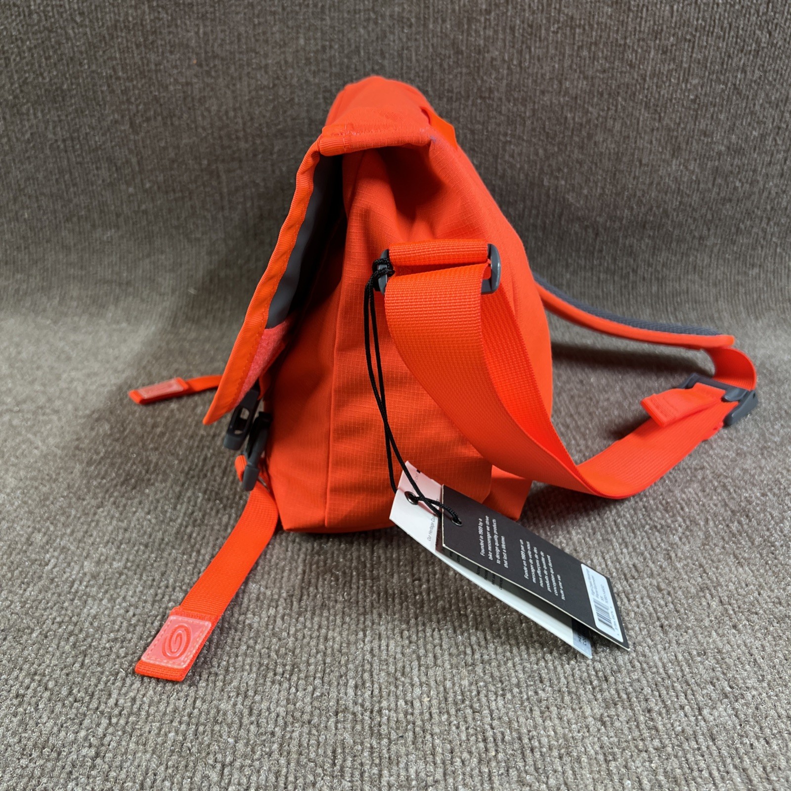 New Timbuk2 Flight Classic Messenger Bag Orange Sz XS CrossBody Shoulder Strap