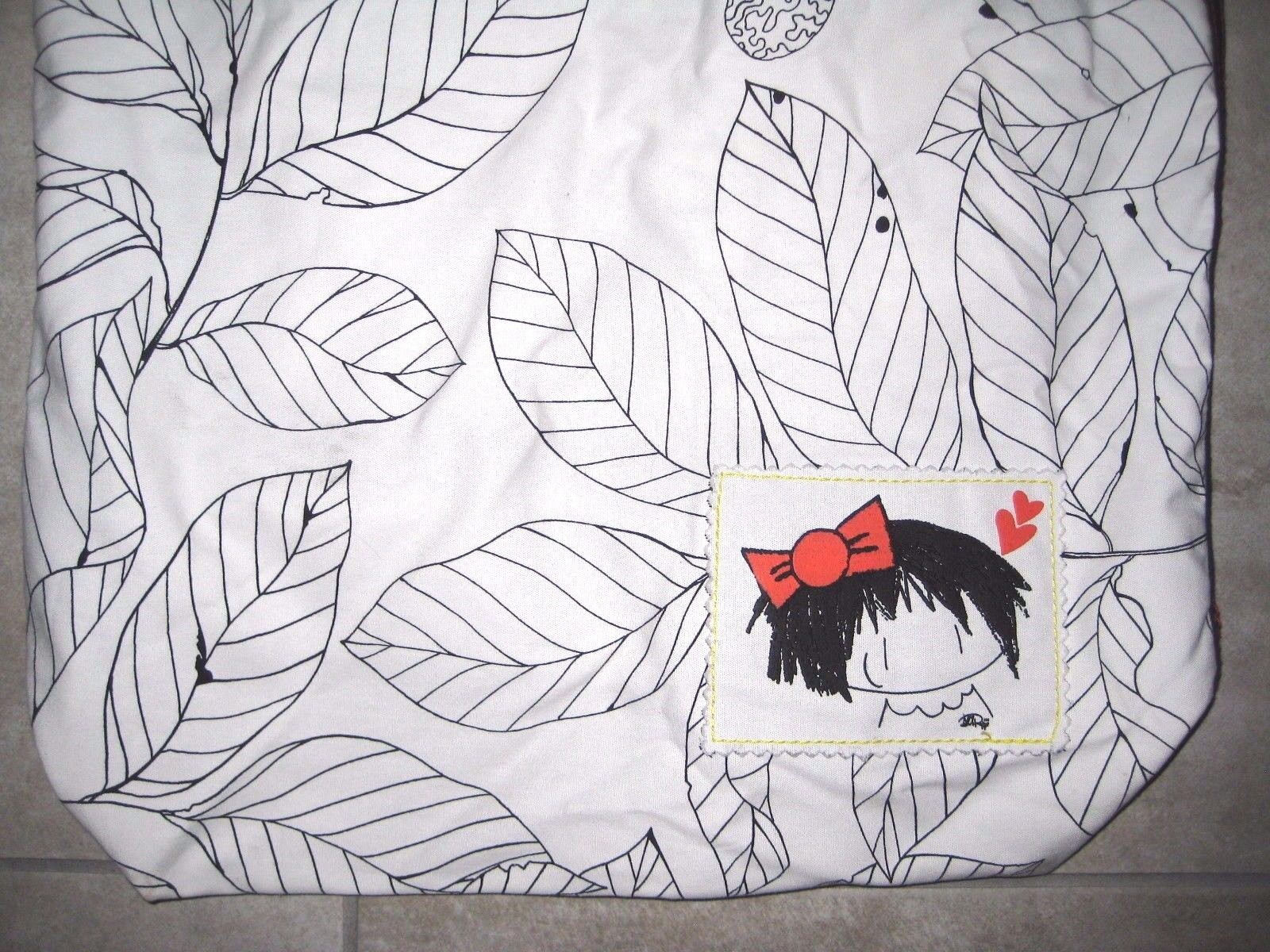 2012 Ali Rapp MFAH Houston Museum Mixed Media Ikea Artist Canvas Tote Bag USED