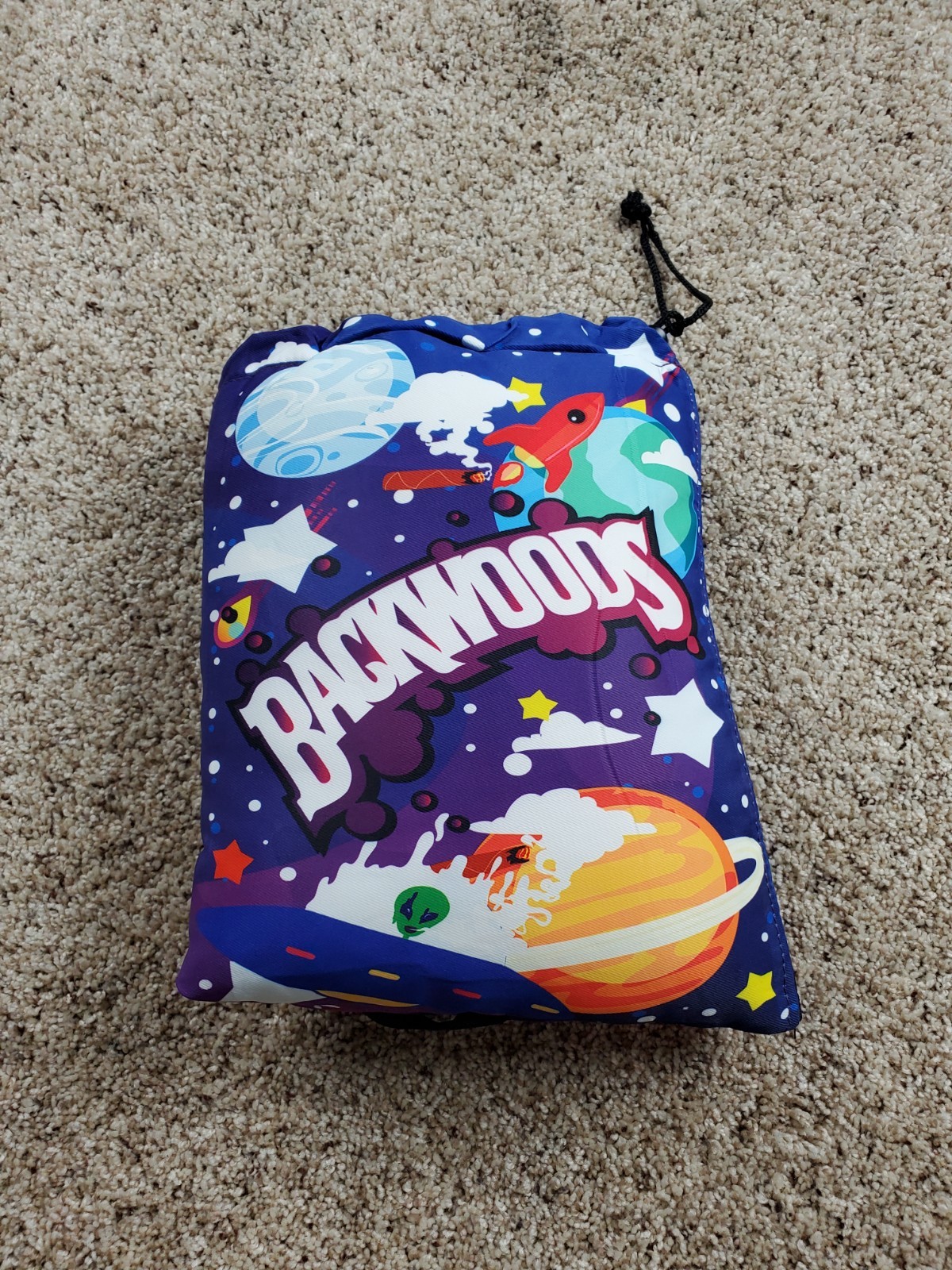 Backwoods Puffer Bag Adultsb One Size Space Dream Scape Stoner NWOT