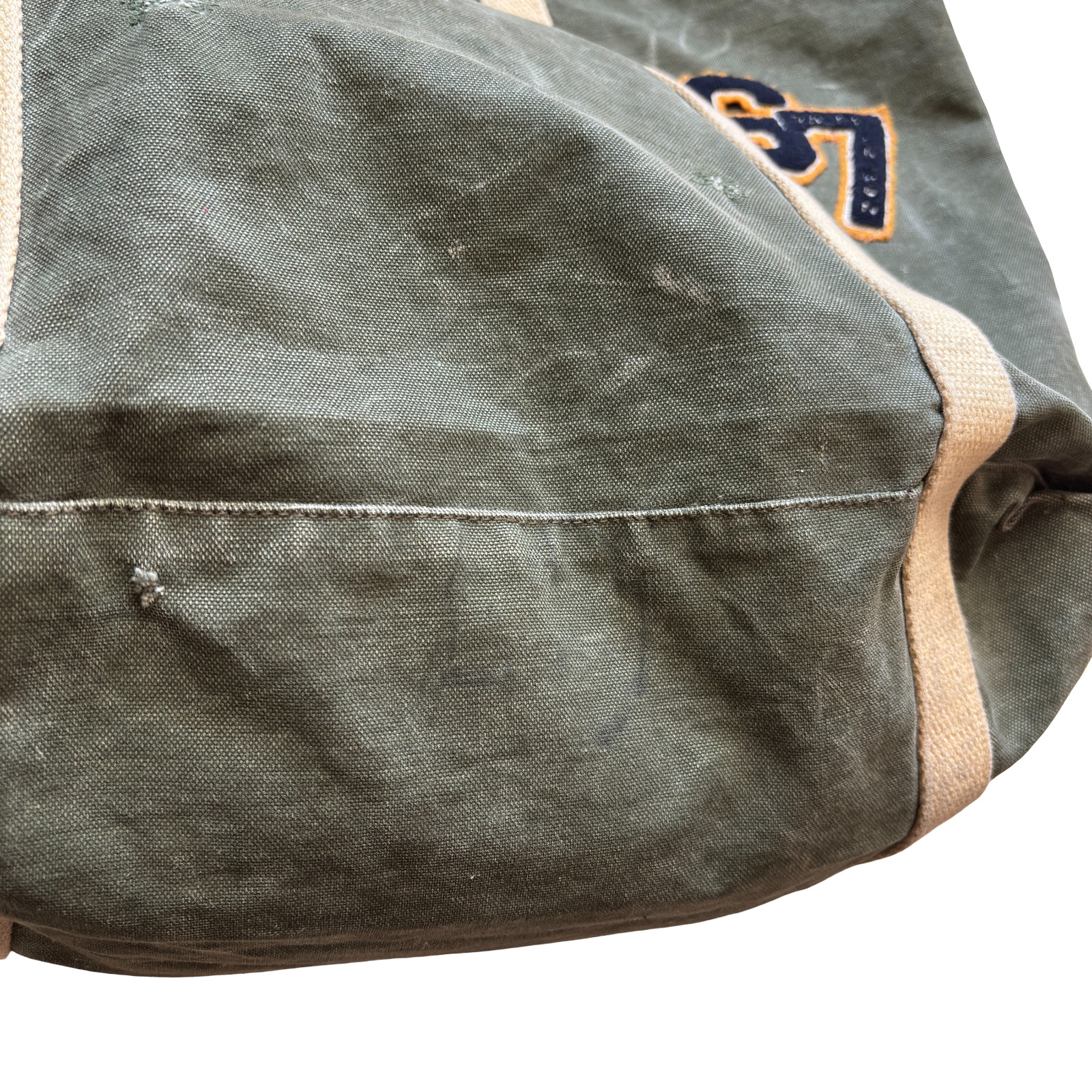 Vintage RRL Ralph Lauren Double RL Canvas Large Military Travel Tote Bag GRAIL