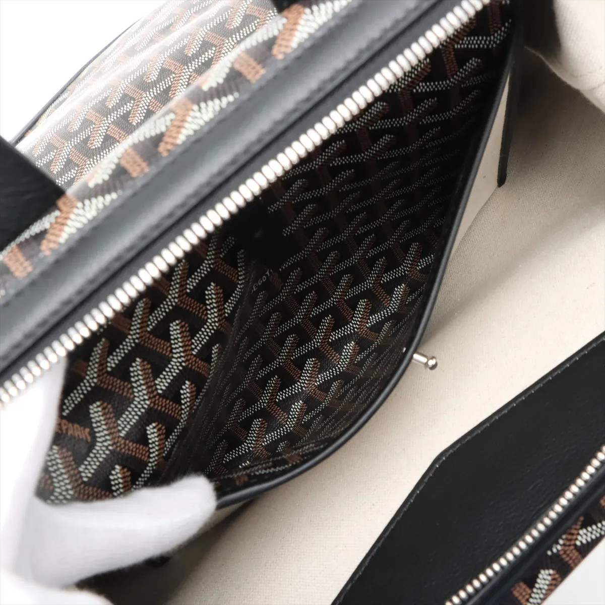 Goyard Sisalpan PVCx leather Backpack Black