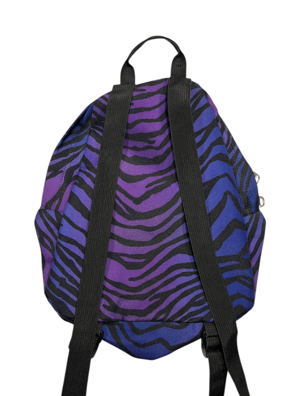 JANSPORT Purple/Blue ZEBRA-PRINT MINI BACKPACK Kid School Book Travel Bag