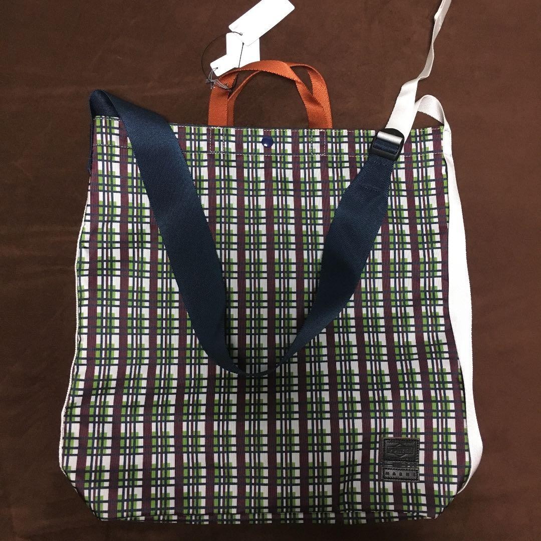 Marni Porter Collaboration Bag Tote Bag H 43cm W 37cm D 5cm Size Rare