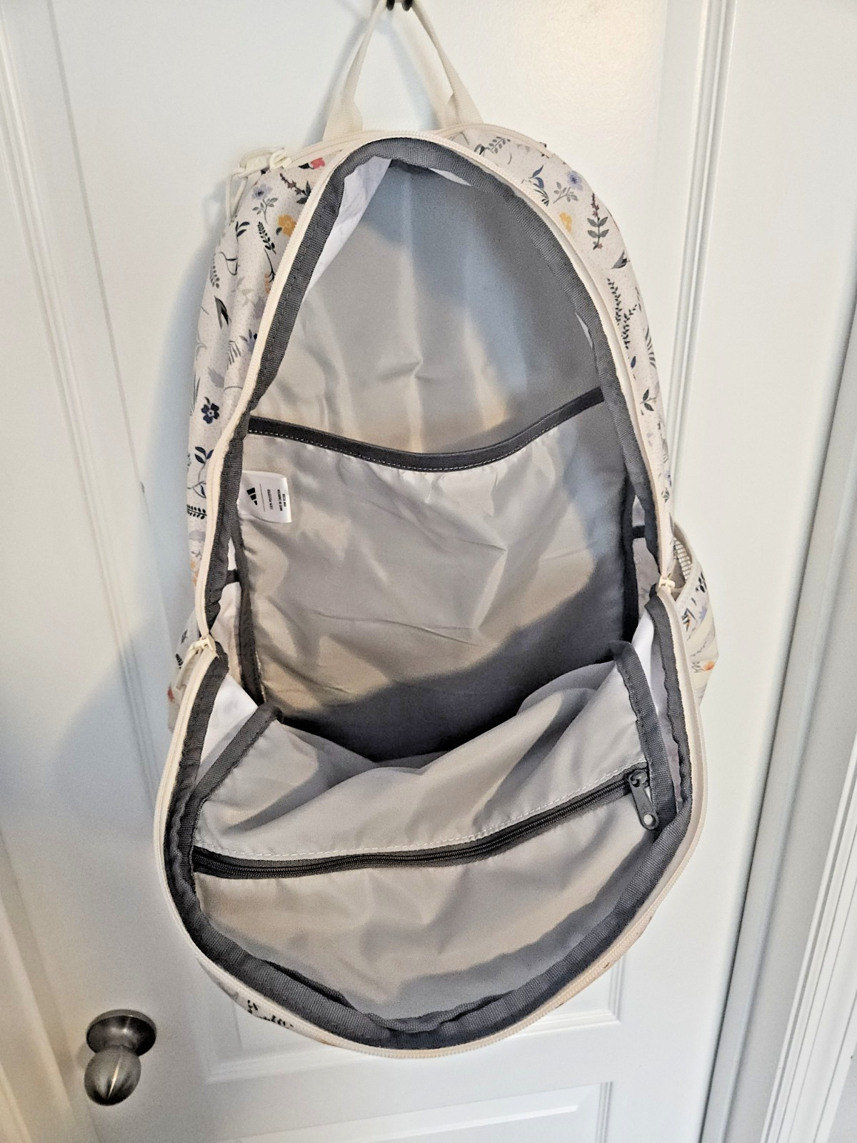 Adidas Classic 3S 5 Backpack Meadow Floral/Wonder White School Gym Travel