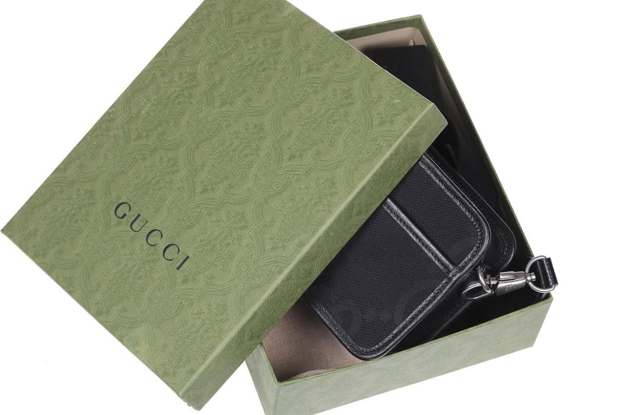 NEW GUCCI LUXURY BLACK JUMBO G CAMERA CROSSBODY SHOULDER BAG