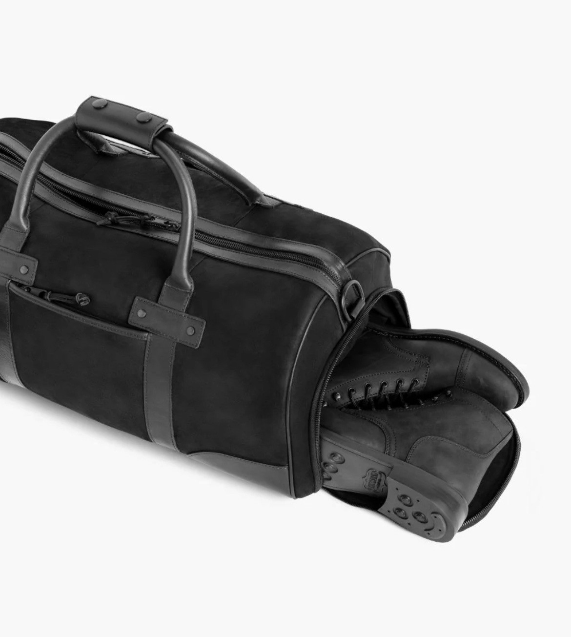 New Thursday Black Matte Weekender Bag Large