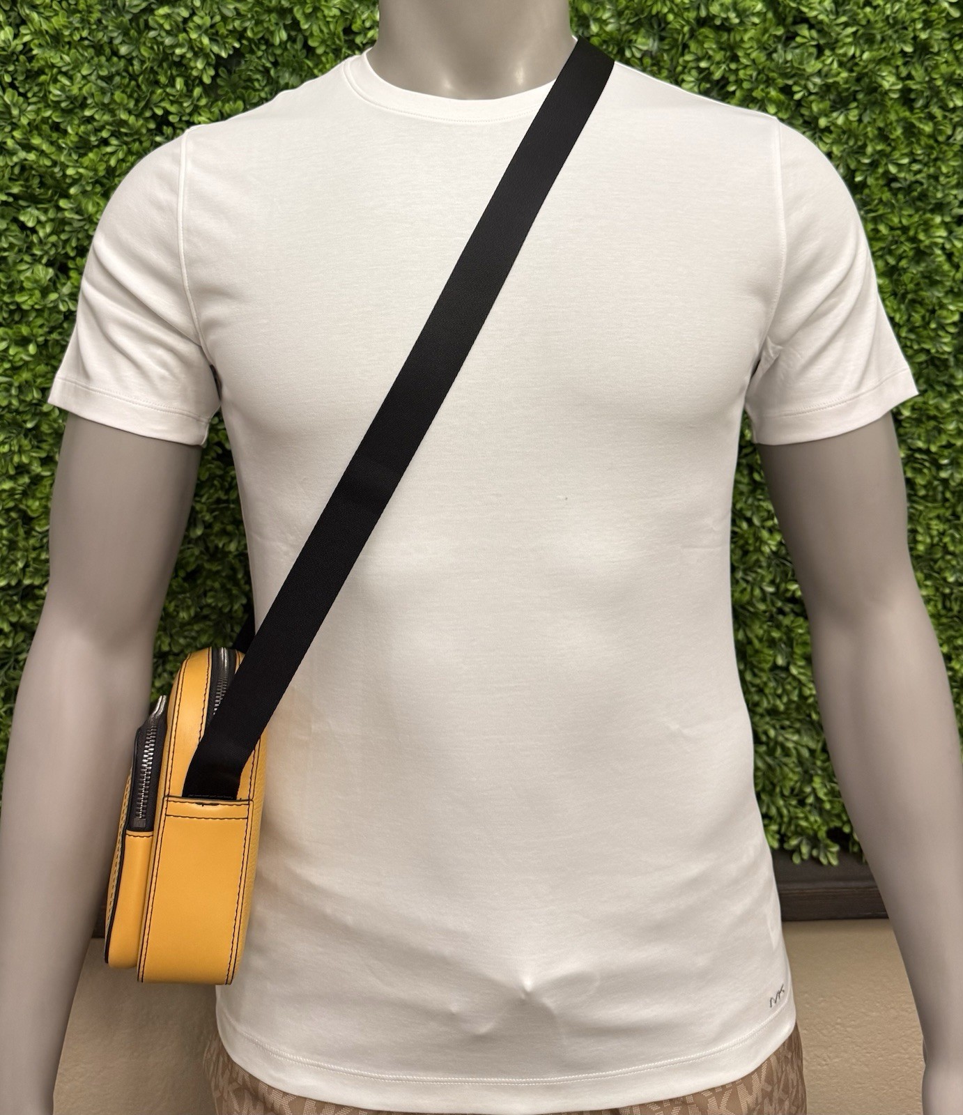 Michael Kors Cooper East West Shoulder Crossbody Flight Bag Yellow