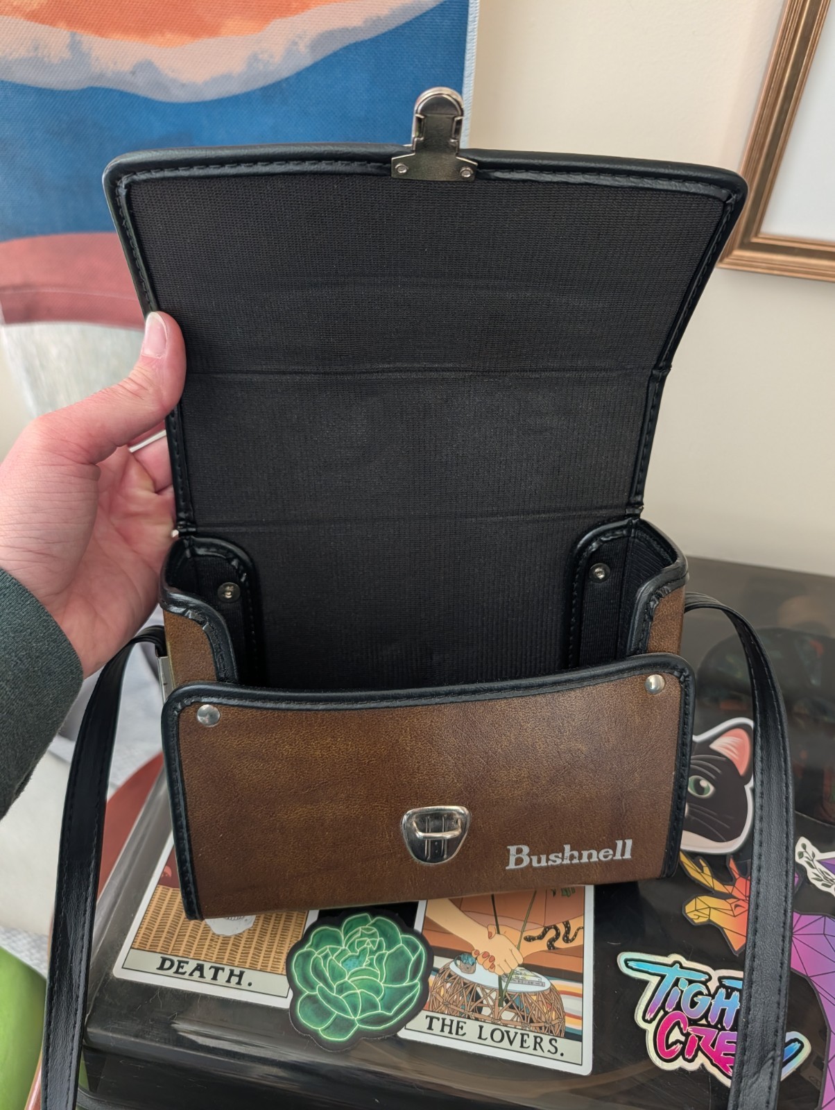 Vintage 1970s Bushnell Binocular Bage Case Or Cute Purse