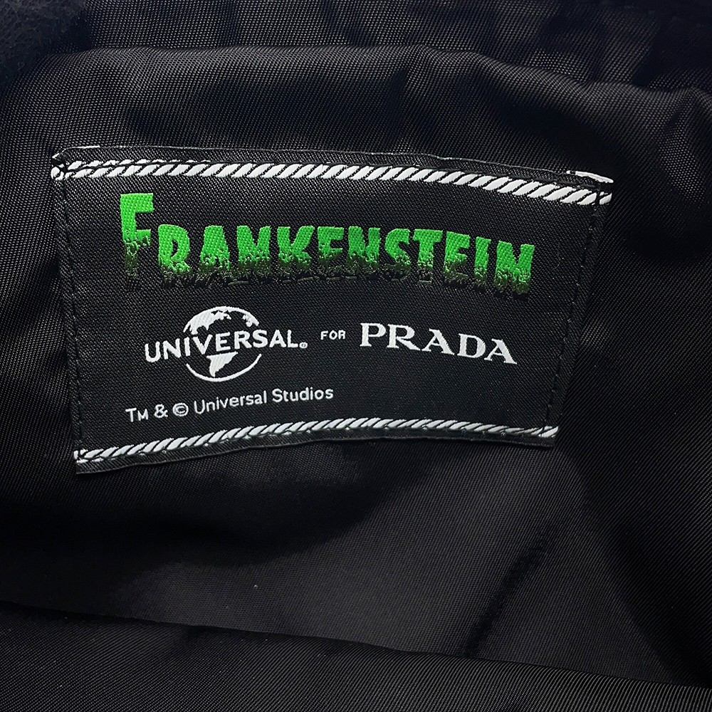 PRADA Frankenstein Crossbody Bag Nylon Black/Multicolor 2VL977