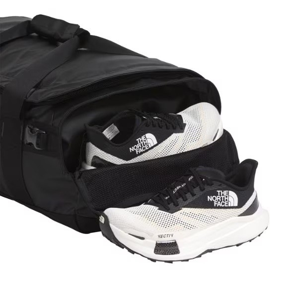 THE NORTH FACE Base Camp Voyager Duffel—42L – PFAS Free, TNF Black/TNF White-NPF
