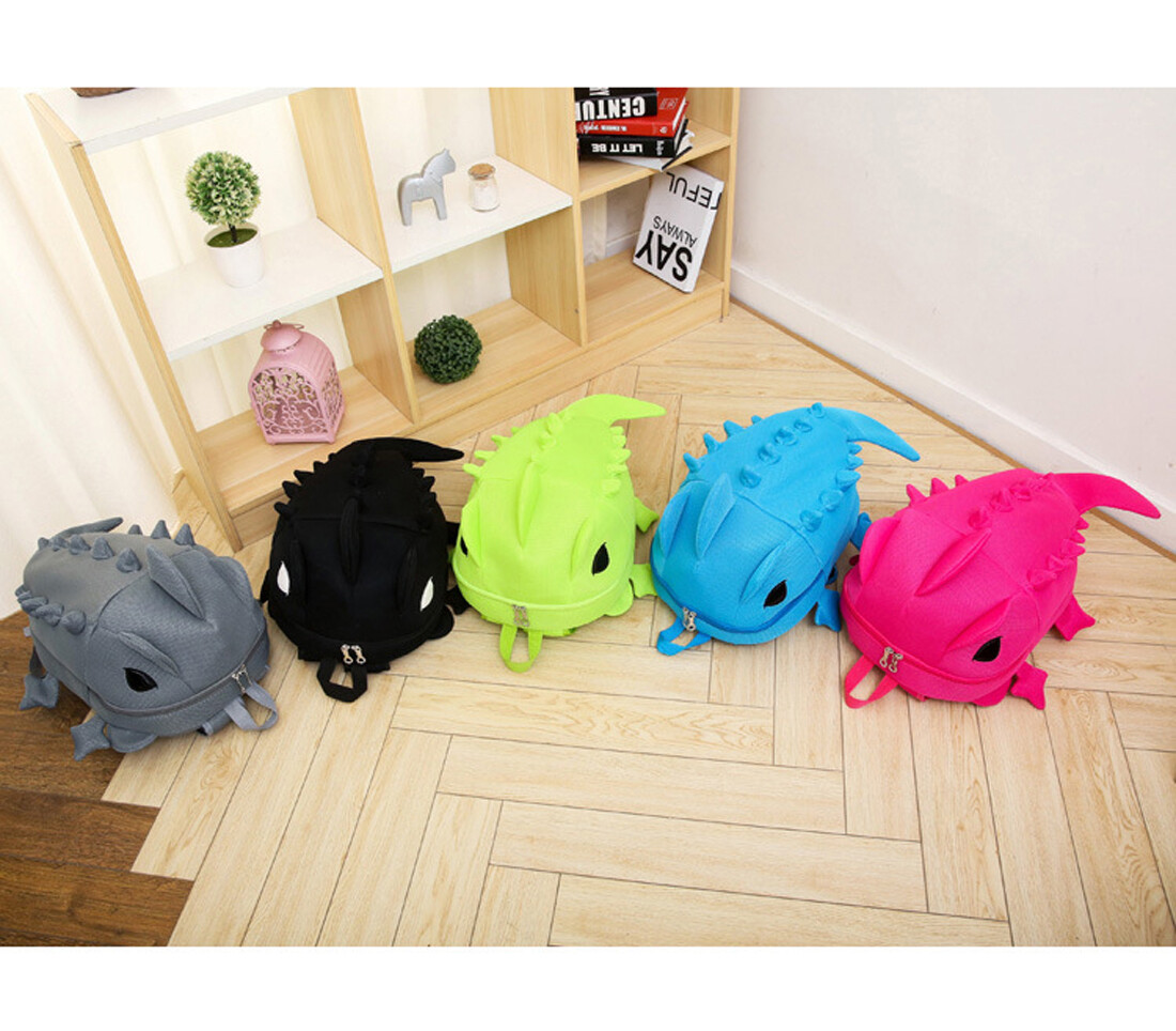 Creative Men Women Cartoon Backpack Dinosaur Rucksack Satchel Travel Hiking Bags