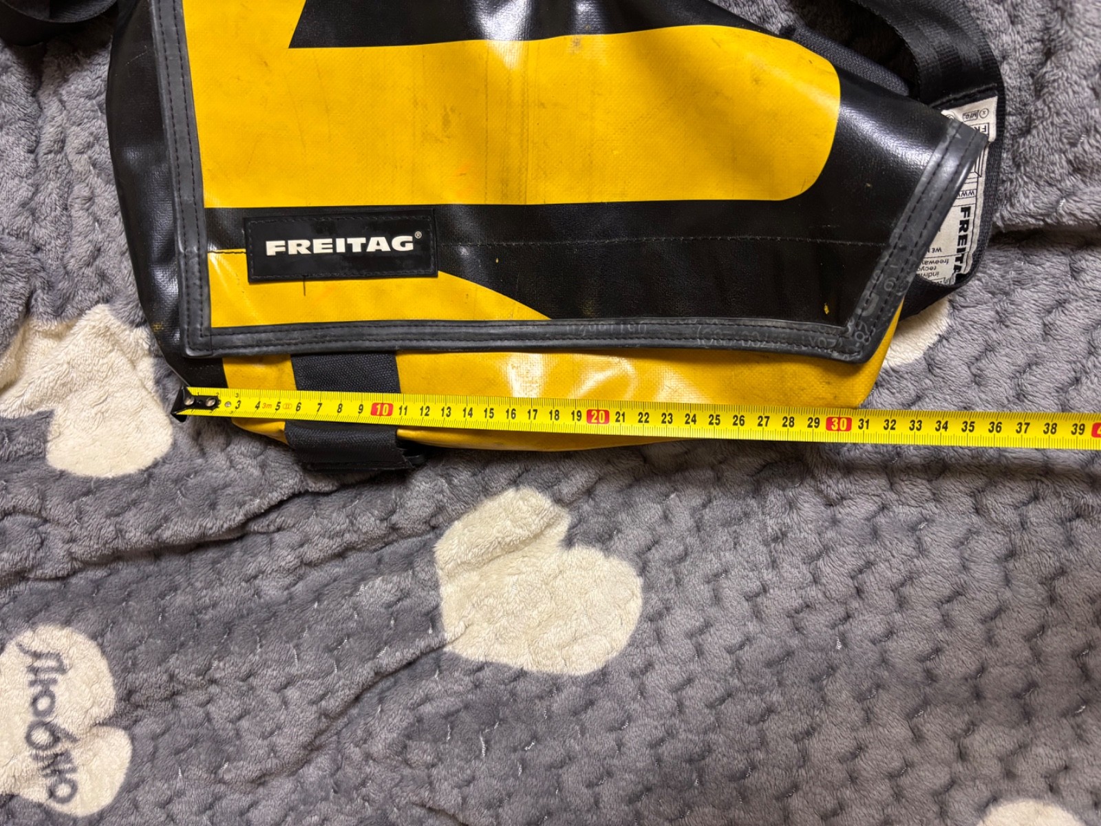 FREITAG KNIGHT Rider F31 RARE YELLOW × BLACK Messenger Crossbody Shoulder Bag