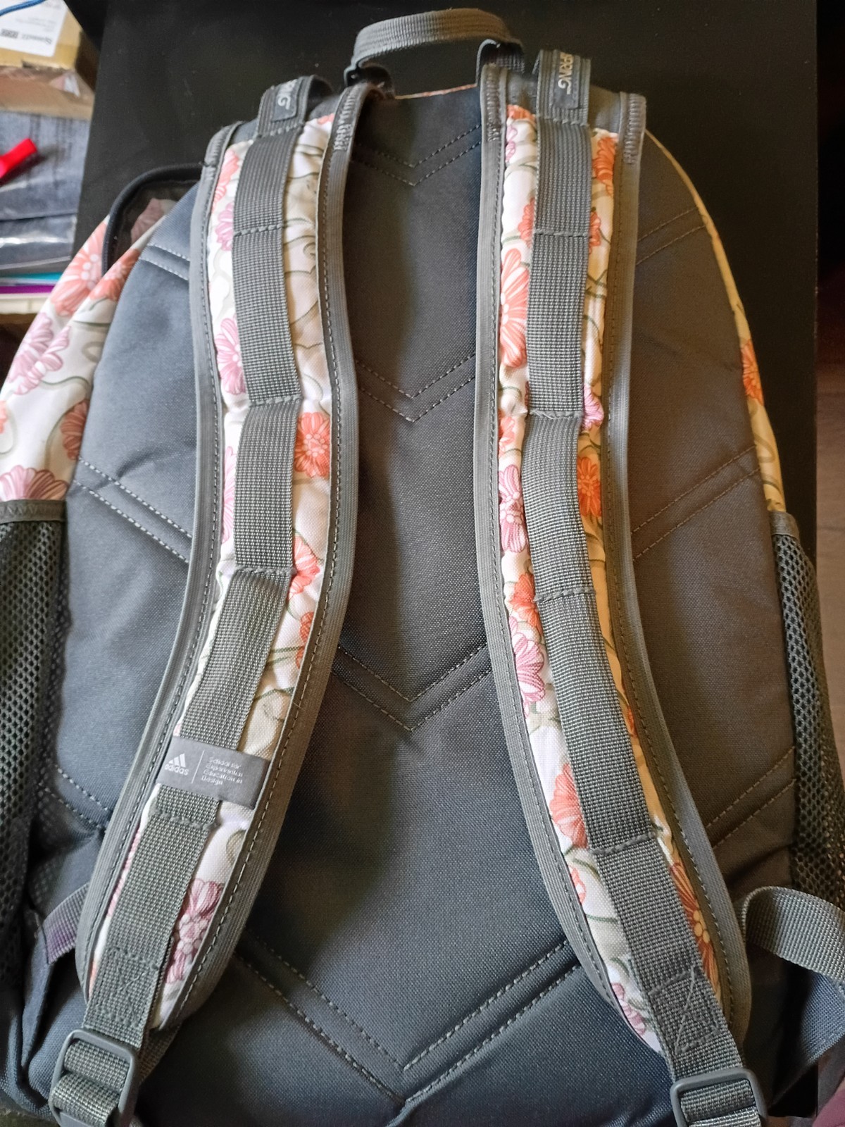 adidas Excel 6 Backpack Seed Camo Floral White / Wonder Clay / Onix Grey