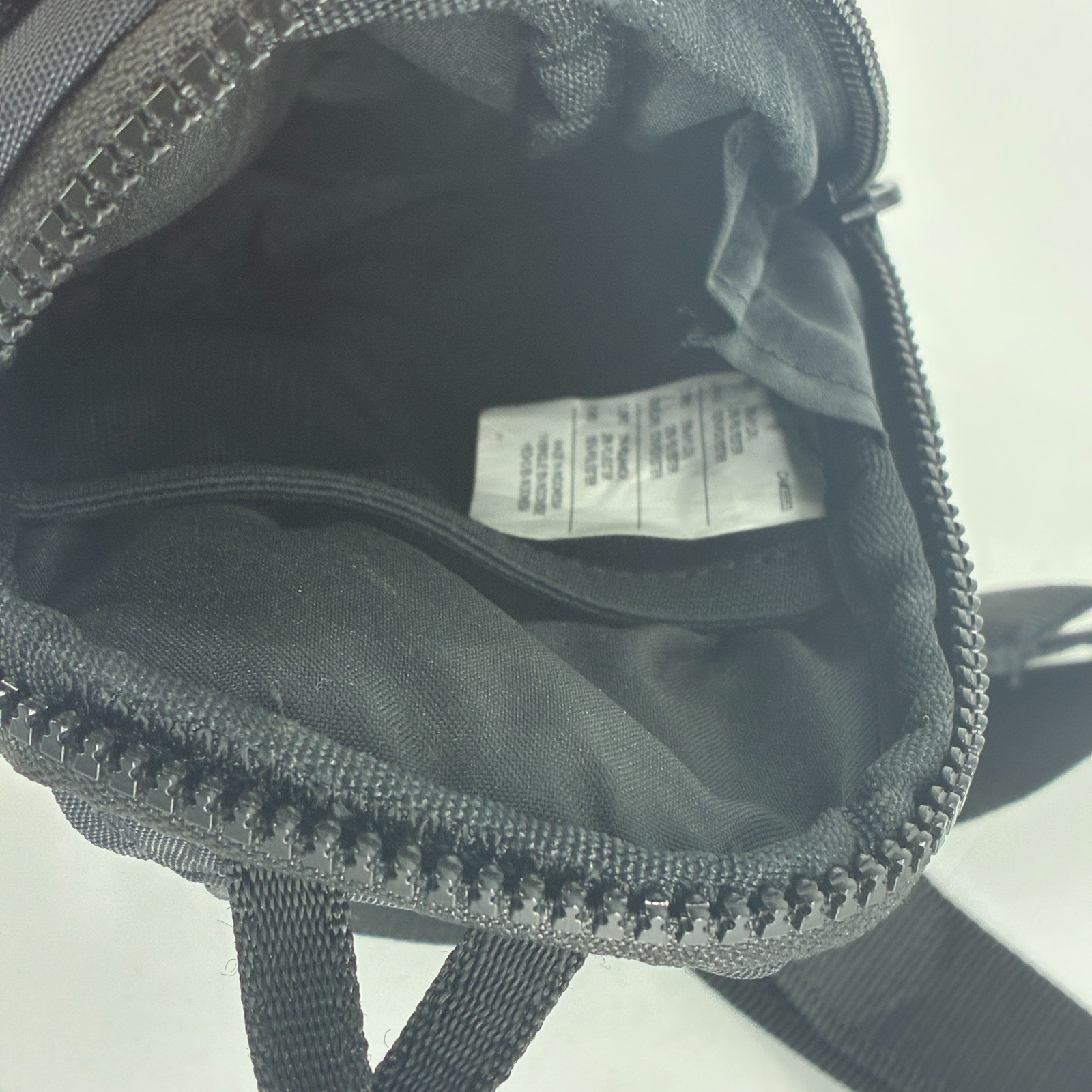 Nike Essentials 1L Cross-Body Sling Bag Black Polyester Adjustable Strap