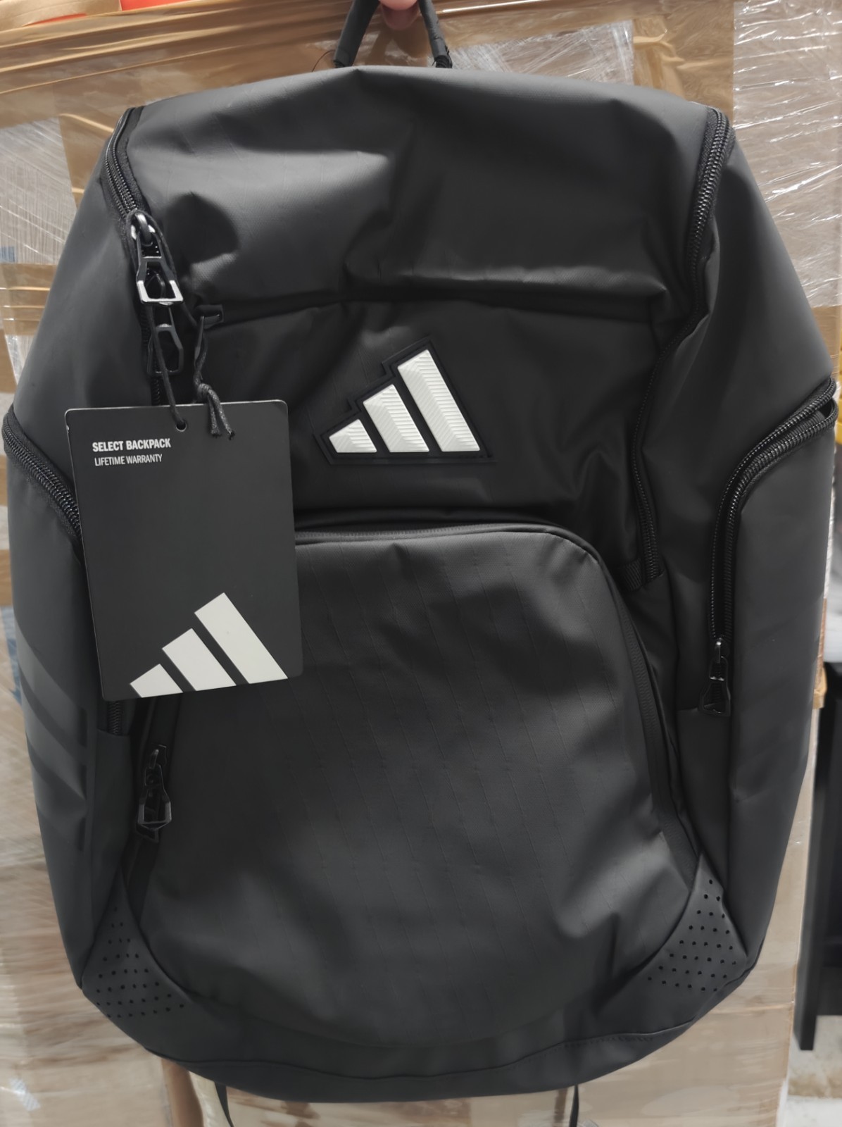 Adidas Select Black 16 Laptop Backpack Bag NEW Lifetime Warranty