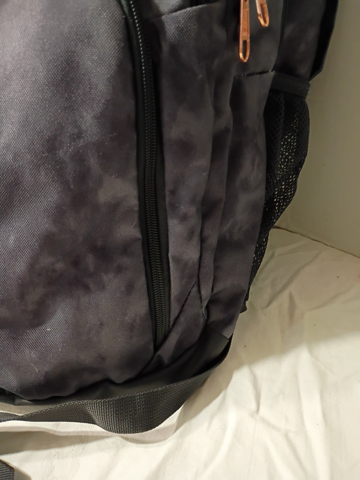 Black/Gray Adidas Load Spring Large Backpack-4 Exterior Pockets A-10