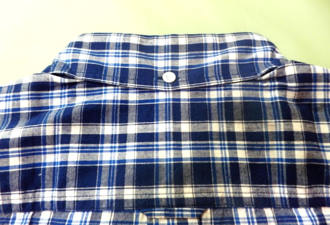 Rare New Head Porter Plus Madras Style Material Short Sleeve Shirt