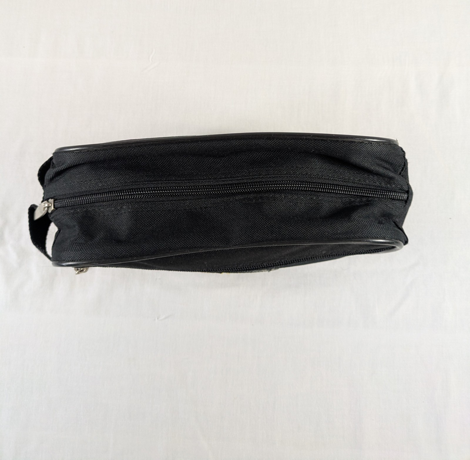 USMC Marines Toiletry Bag Black ZipShaving Travel Embroidered EGA Emblem Patch