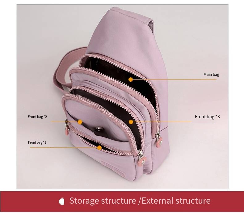 BEST Price Mens Womens Sling Bag Chest Packs Cross Body Travel Shoulder Backpack