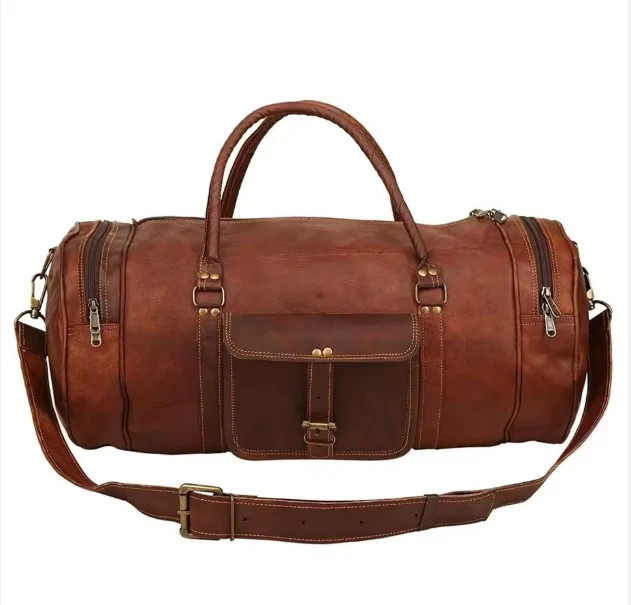 Handmade Superb Leather Bag Travel Luggage Duffel Genuine Gym Overnight