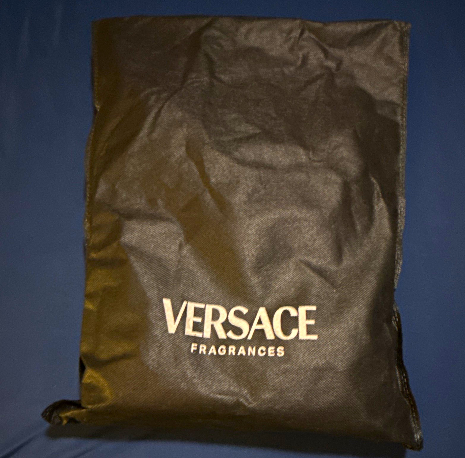 Versace Fragrances Limited Edition Canvas Tote bag Zip Closure Adjustable Strap,