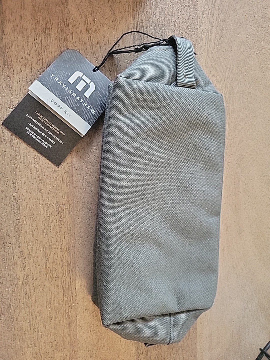 Travis Mathew Dopp Kit Travel Pouch Bag New Dark Olive