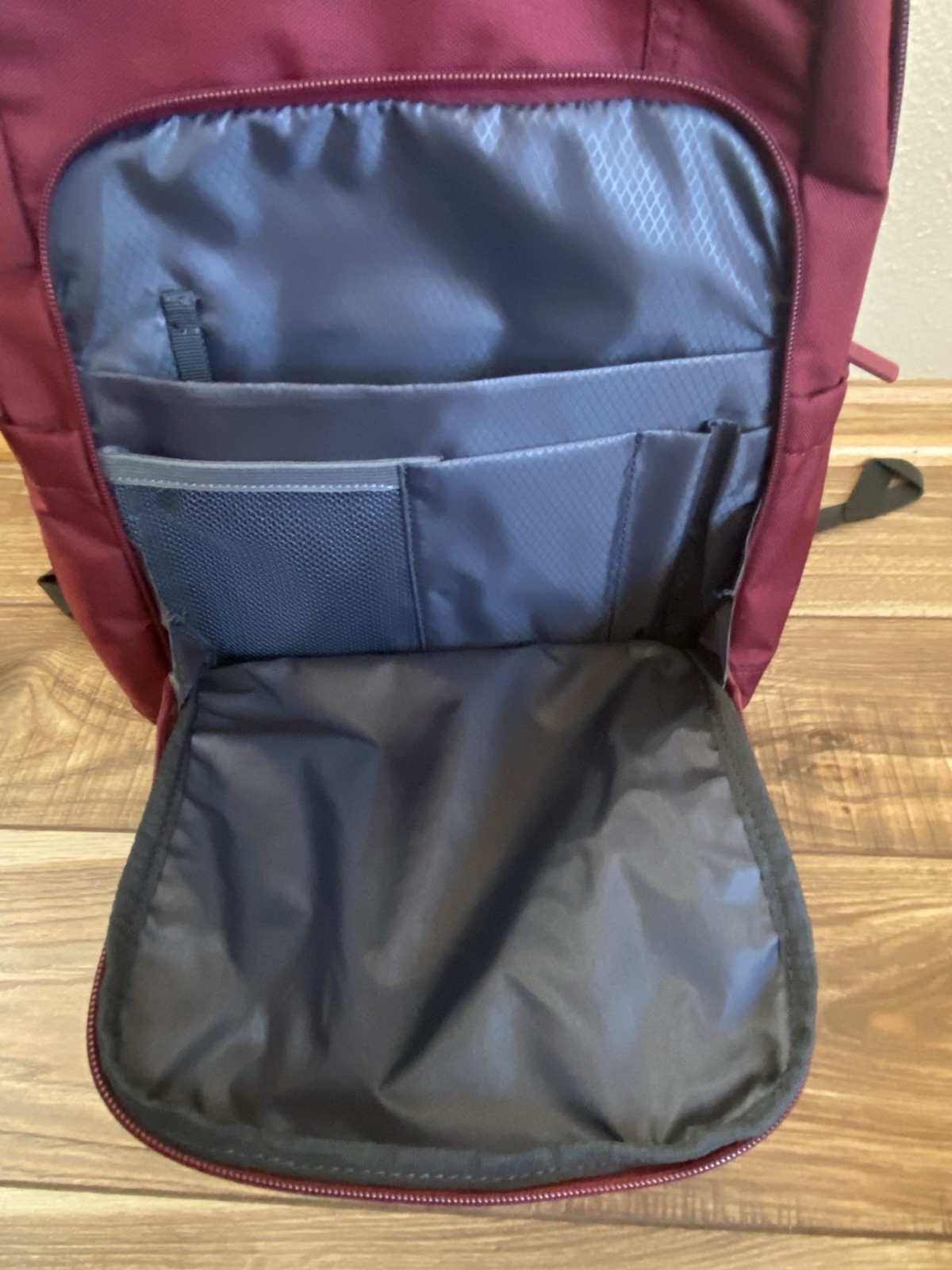 Made by Design 17” Back Pack Laptop Bag Travel Carry On Bag Red