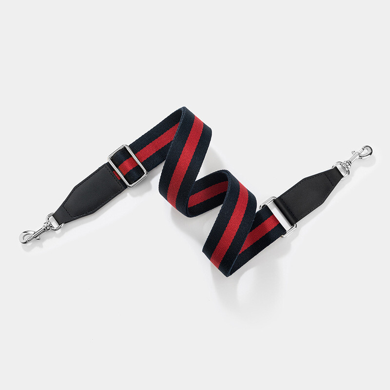 New Crossbody Shoulder Strap Gucci Replacement No Logo Green Red Web Leather
