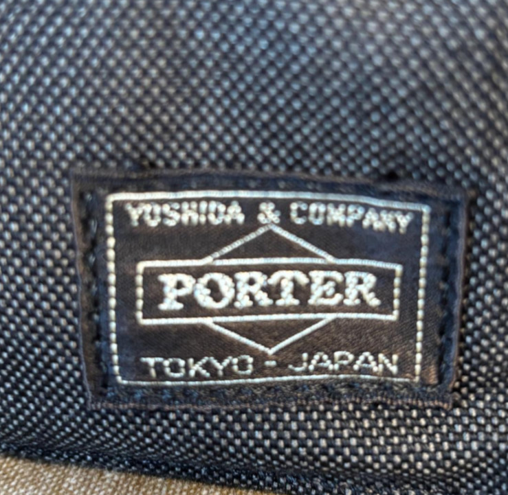 YOSHIDA PORTER SMOKY Black Shoulder Bag Made in Japan
