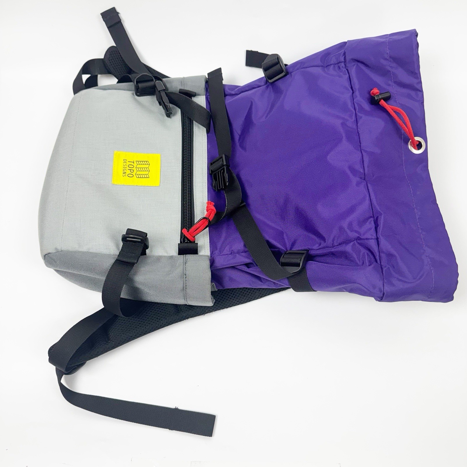 Topo Designs Men’s Classic Rover Pack In Purple/Silver/Turquoise Colorway
