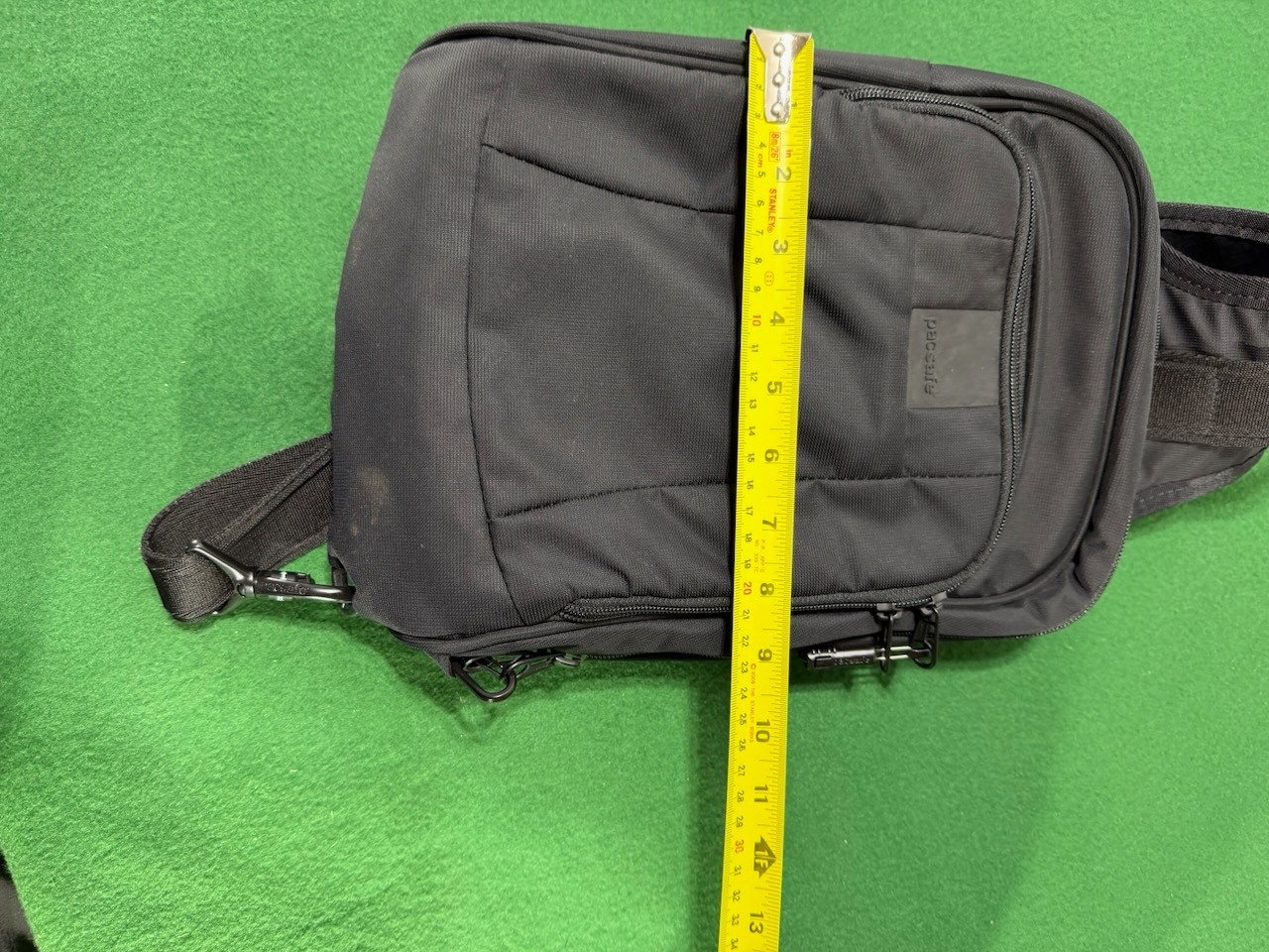 Pacsafe Metrosafe LS150 Anti-Theft Sling Bag RFID Travel Crossbody Backpack Blac