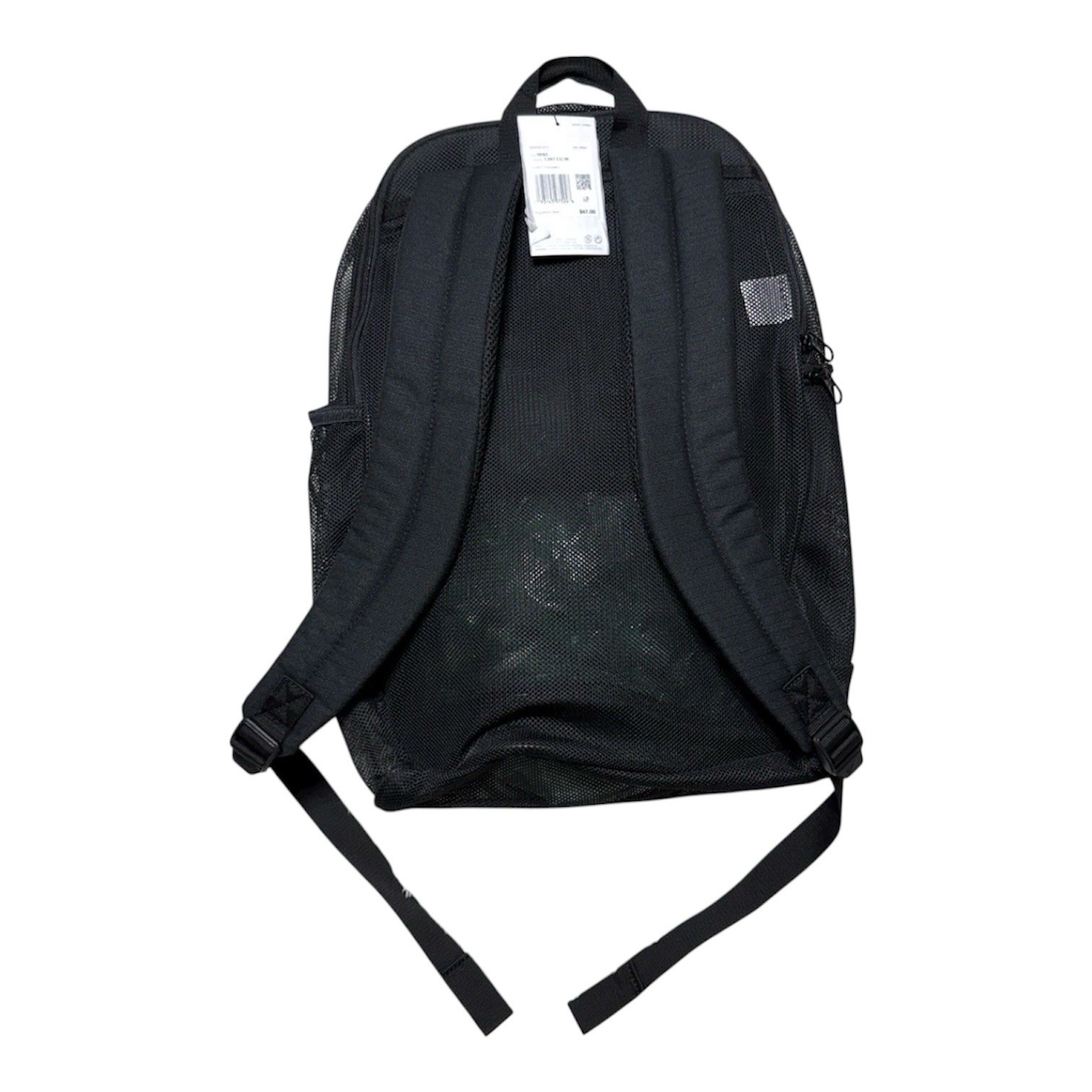 Nike Brasilia Mesh Backpack 9.0, Black White Sz Misc BA6050-010 NWT School
