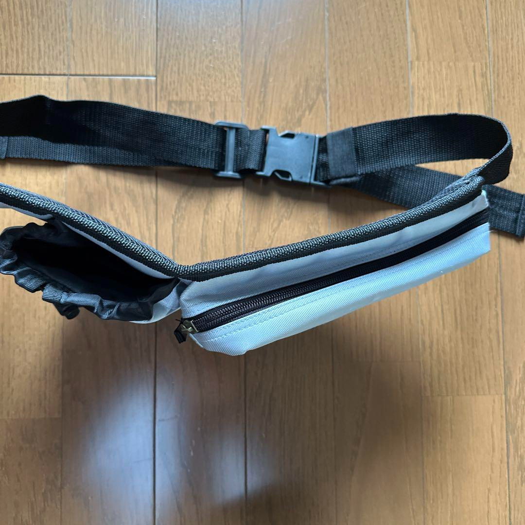 SONY WALKMAN Waist Pouch Bag Silver Gray Unused From Japan Rare