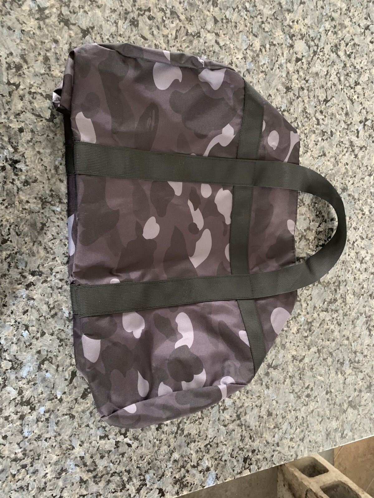 BAPE BLACK CAMO GYM Duffel Bag A BATHING APE SS 22 BAG Carry On Bapesta Supreme