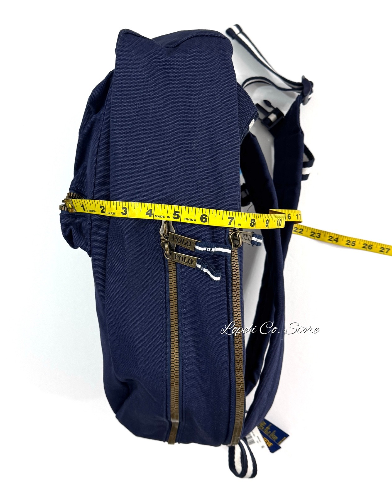 Polo Ralph Lauren USA Flag Backpack Newport Navy Nylon Adult Size