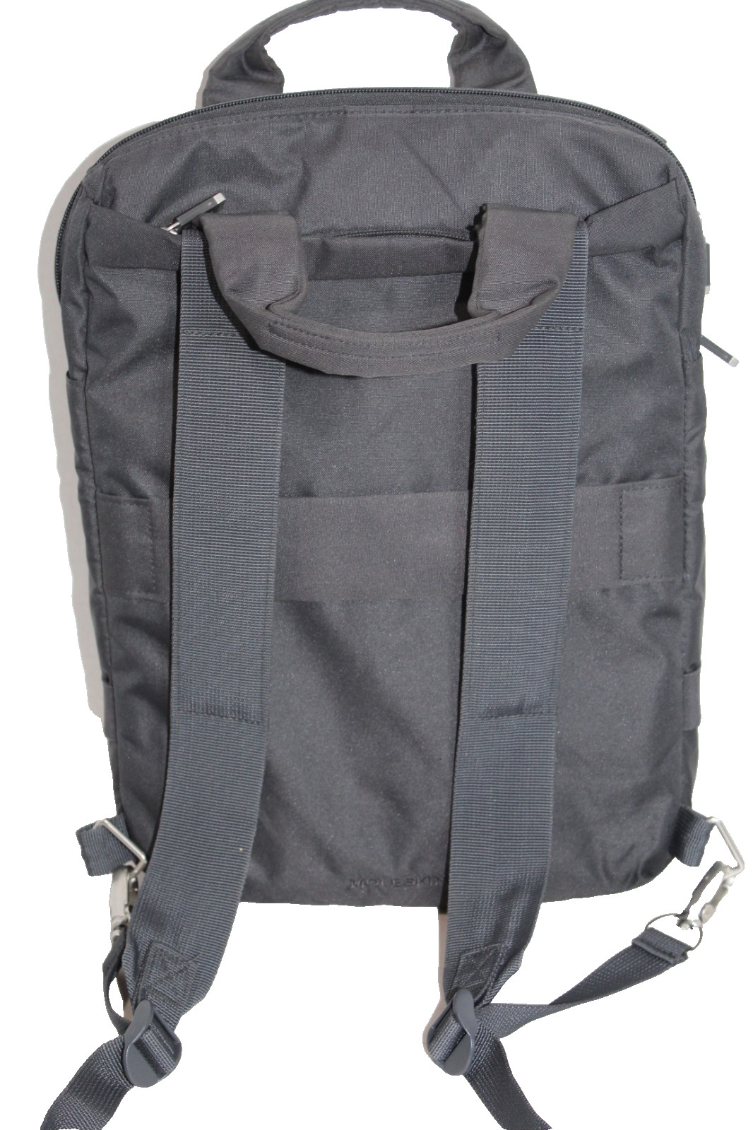 Moleskine Business Backpack Computer Device Vertical Bag Padded Slim 15.4″ Grey