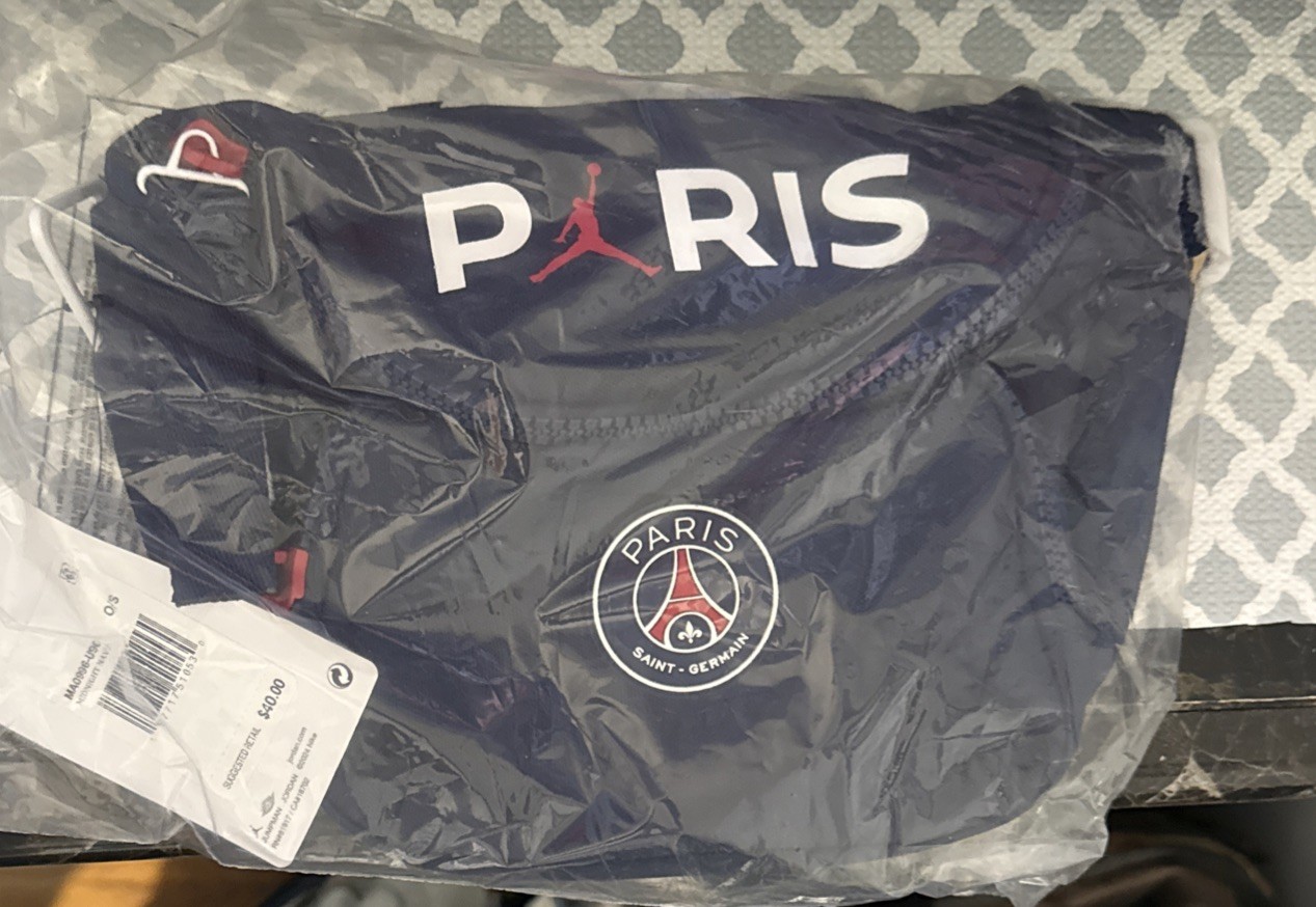 Jordan x Paris Saint Germain PSG Crossbody Bag Jumpman Fanny Pack FIFA WORLD CUP