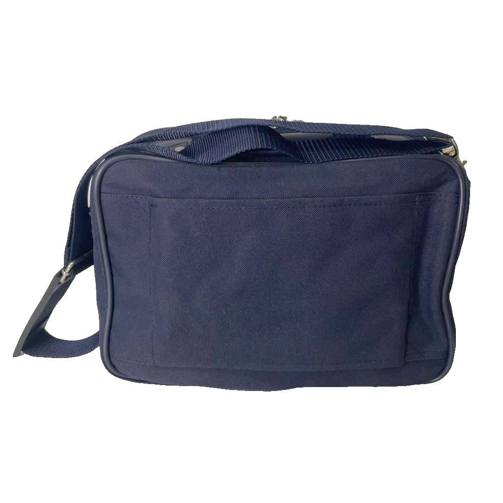 Dunlop Navy Canvas Shoulder Bag Men’s Crossbody 32cm x 10cm Excellent Condition
