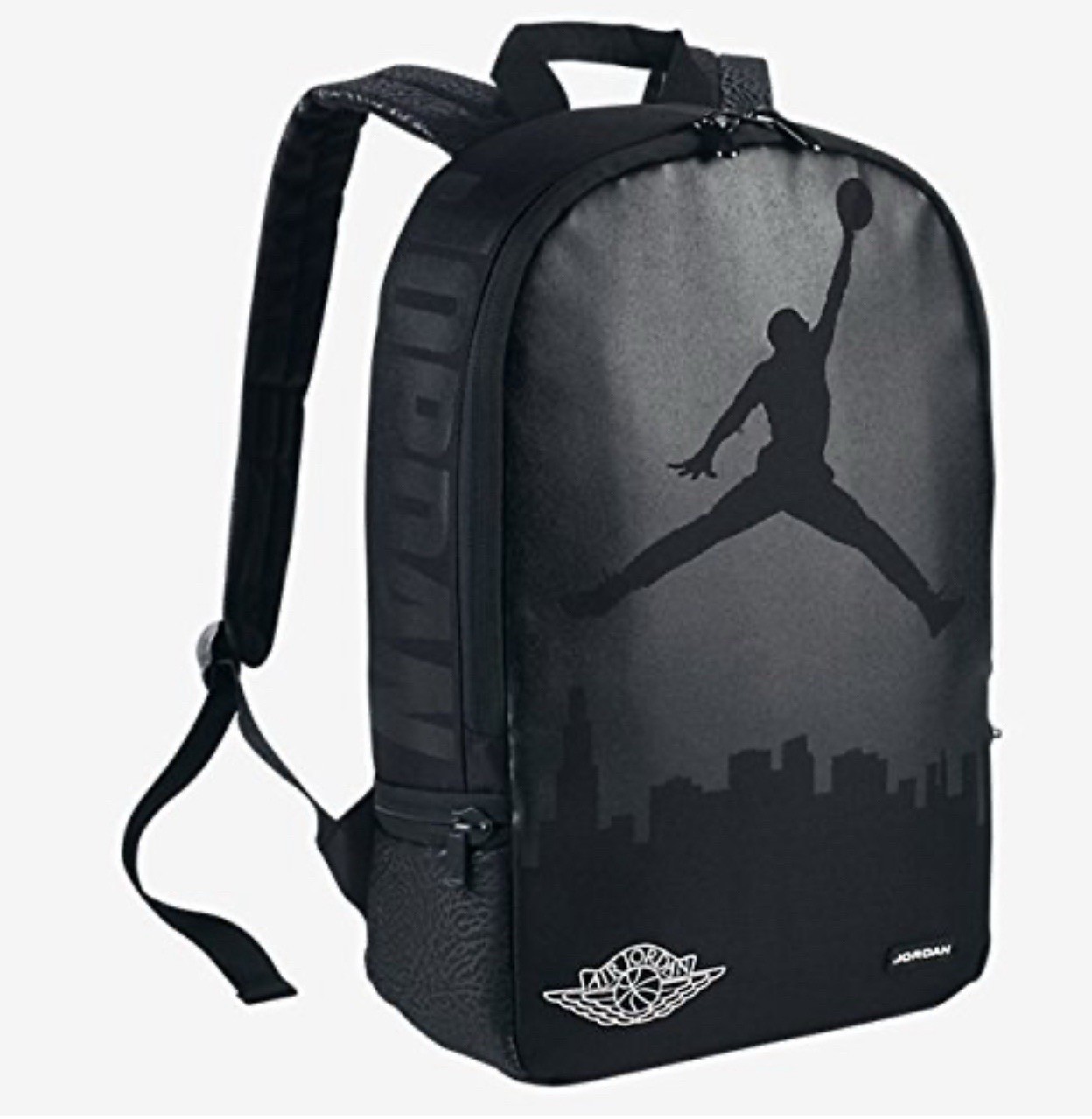 Nike Air Jordan City View Jumpman Backpack Black Large