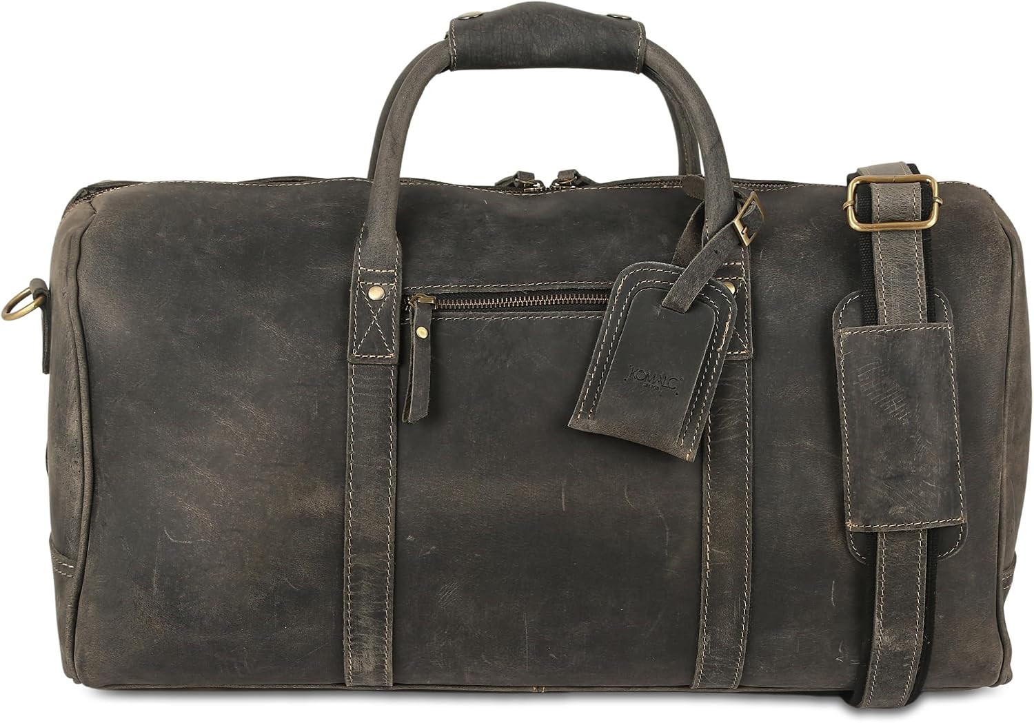 Stylish Leather Duffle Bag for Men & Women – Perfect for Travel & Gym