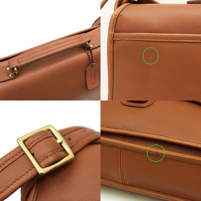 COACH Shoulder Bag Old Coach Vintage M9N-5180 Men Metropolitan Turnlock Brown