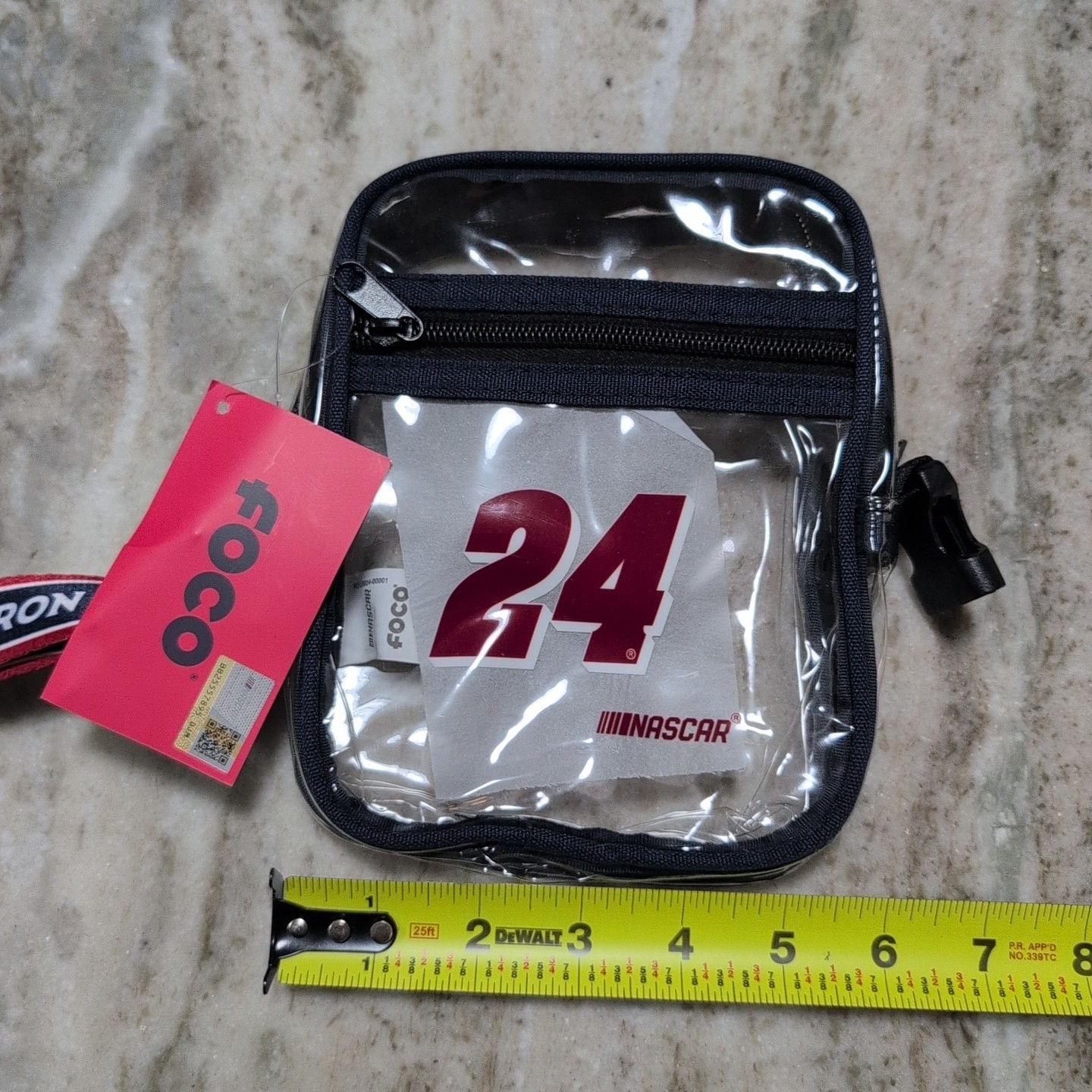 24 Byron NASCAR Clear Bag Stadium Approved Transparent Events Stocking Stuffer