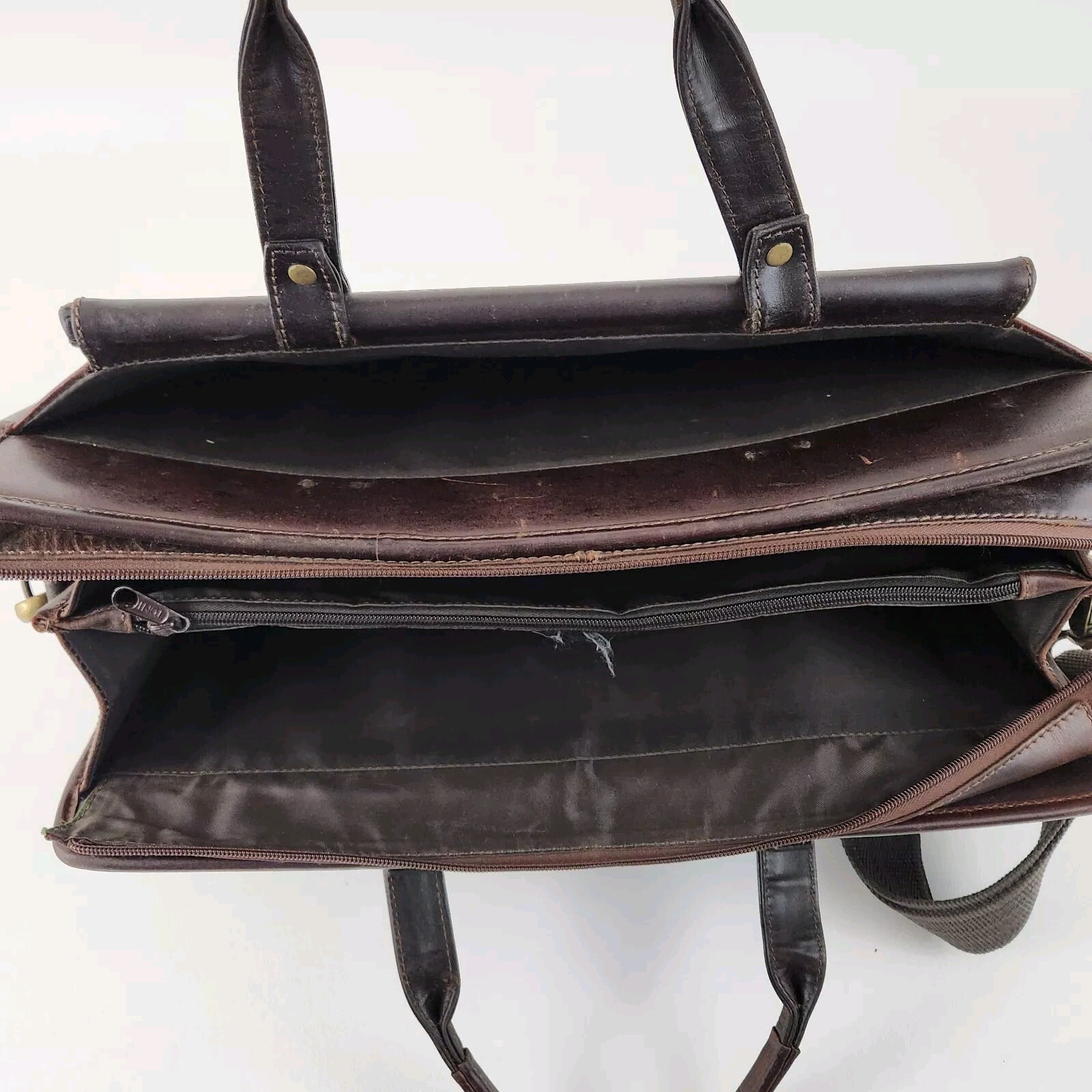 Wilsons Leather Pelle Studio Bag Briefcase Messenger Bag Computer Vintage Preppy