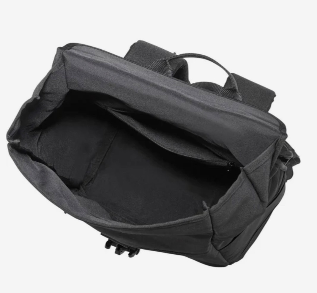 EConscious Rolltop Backpack Black NEW