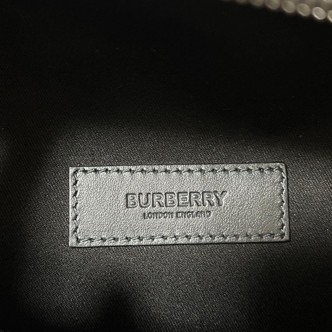 Burberry Nova Check Black PVC Shoulder Bag