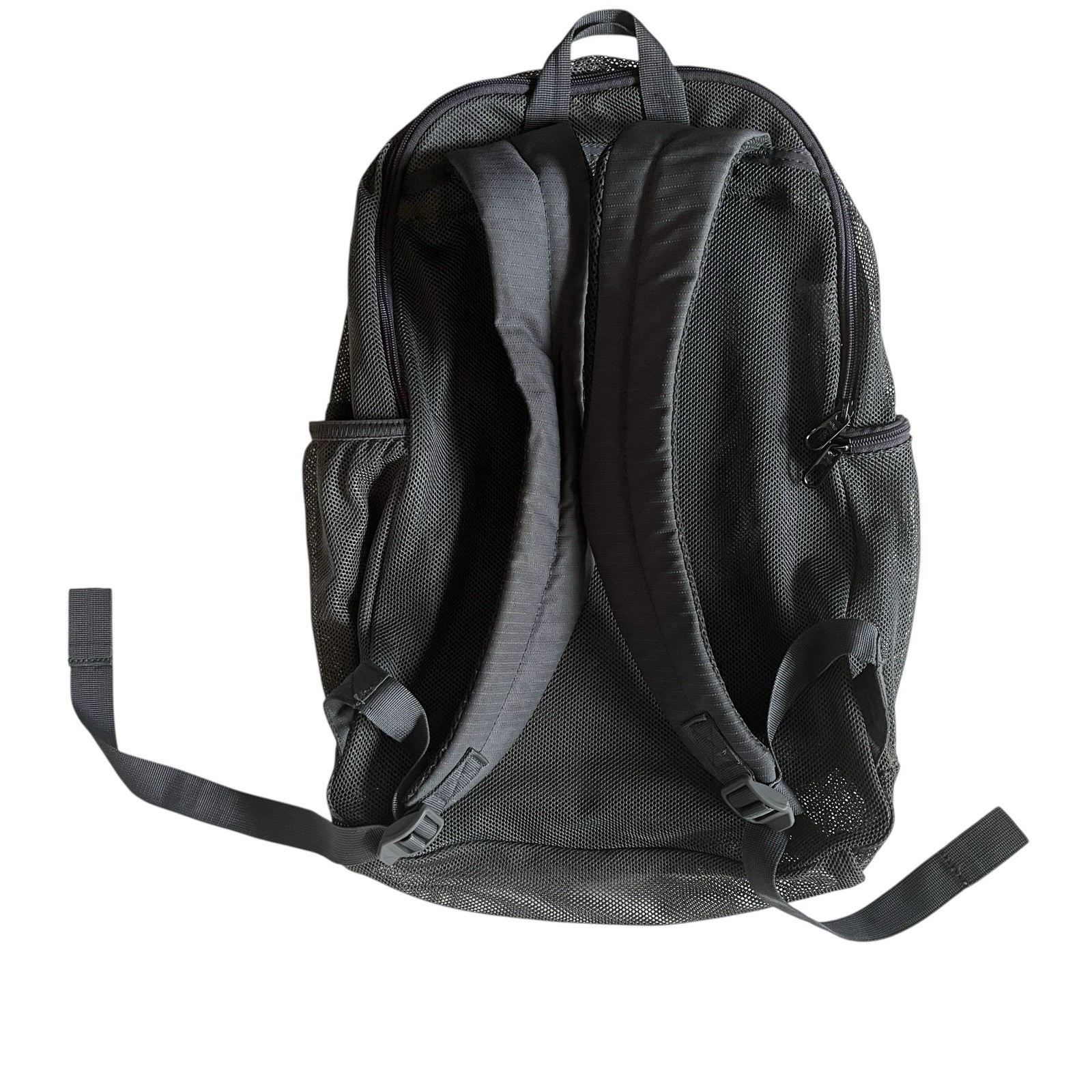 Nike Brasilia Mesh Backpack Gray Swoosh Basic Streetwear Athleisure Training