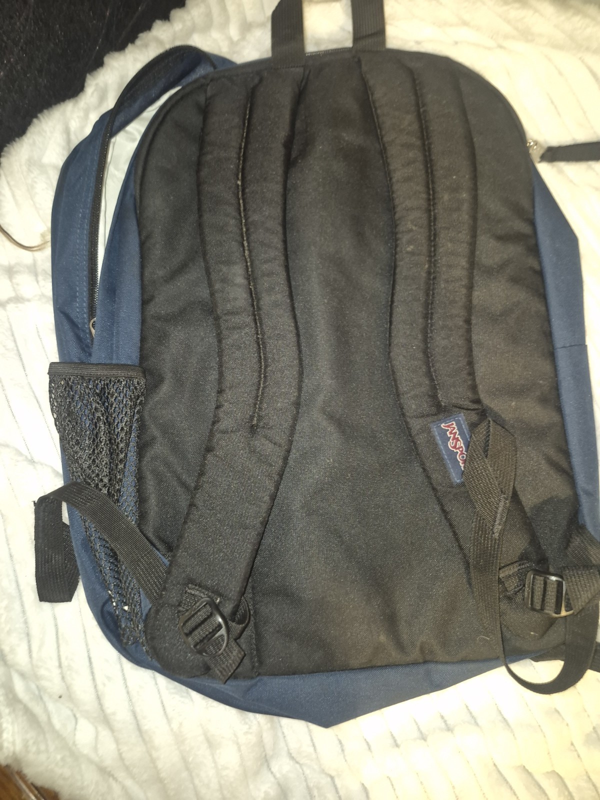 JanSport Big Student Navy Blue Backpack w/ laptop sleeve (JS0A47JK04S) NWT
