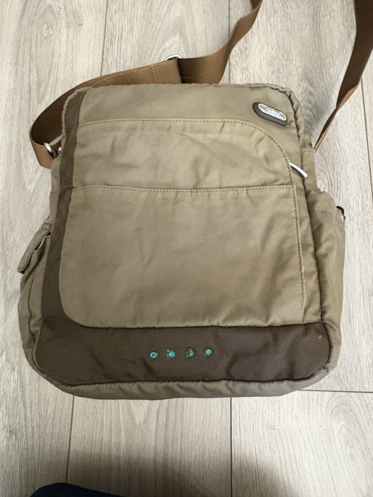 TUMI T-Tech Crossbody Messenger Bag/Satchel Carry Green 5120MSS