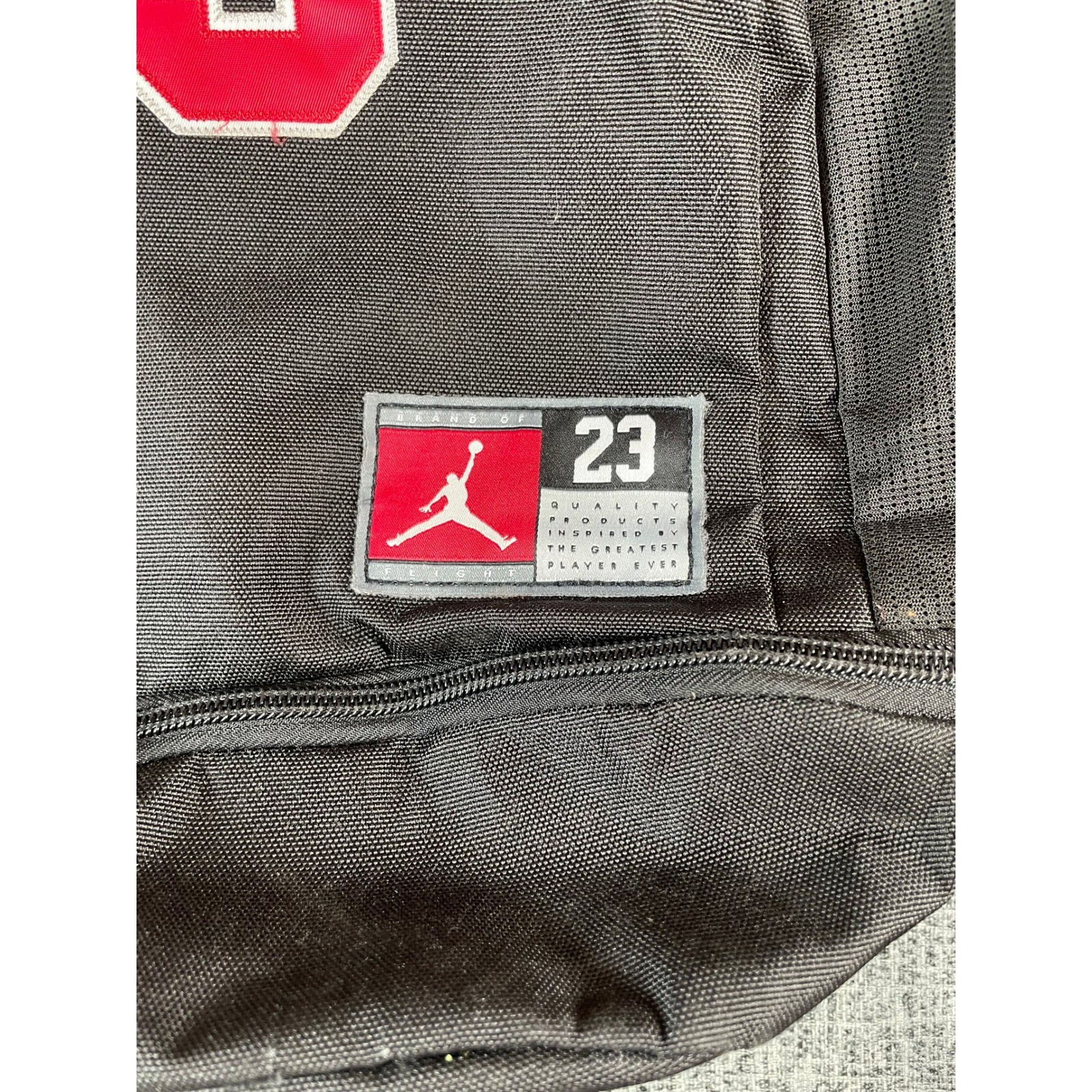 Jordan 23 Jumpman Backpack Black Red School Gym Bag 9A0780-023